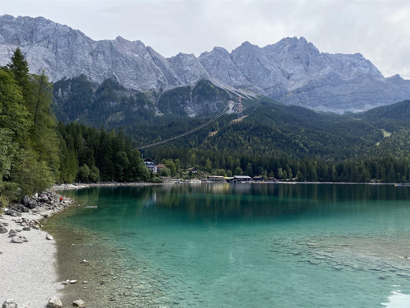 Eibsee vor dem Wettersteingebirge mit der Zugspitze